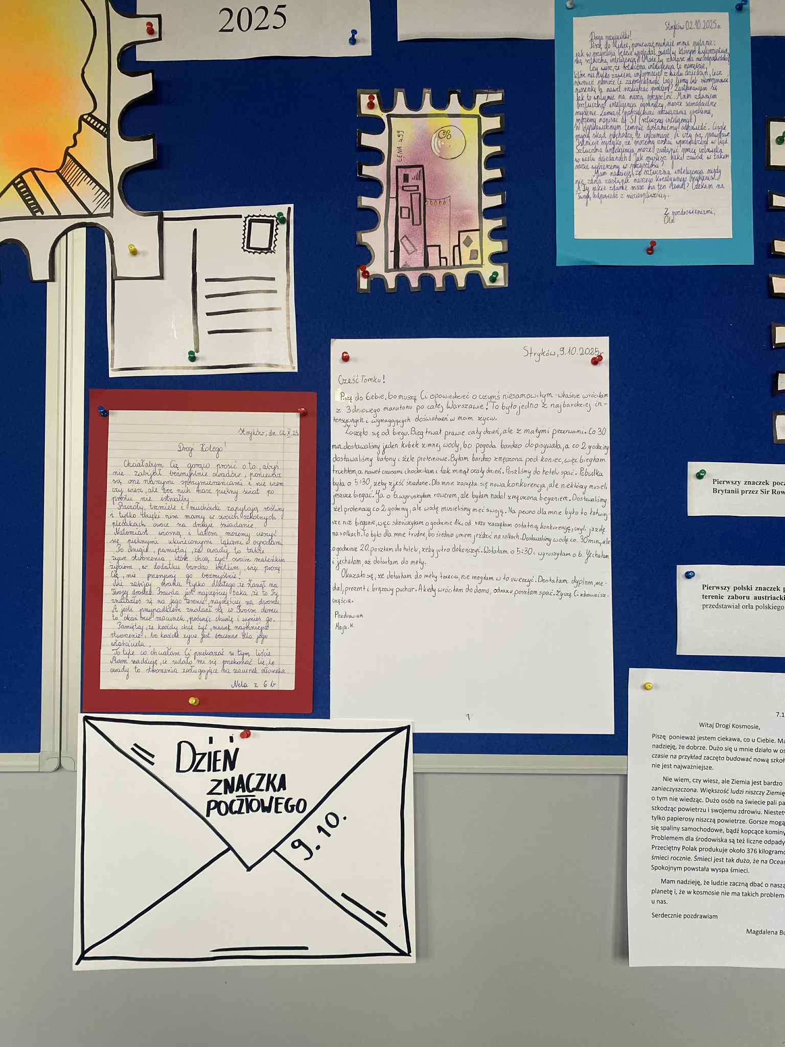 Światowy Dzień Poczty, Znaczka Pocztowego i Pisania Listów