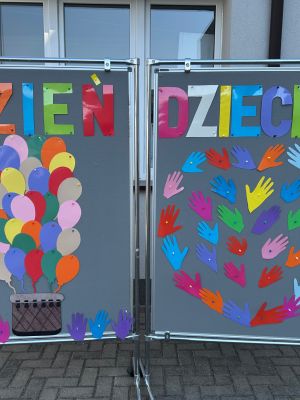 Dekoracja - Dzień Dziecka.