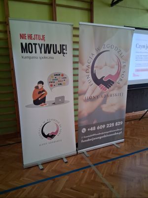 Banery informacyjne firmy prowadzącej szkolenie