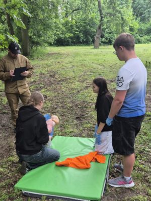 RKO u niemowląt to zadanie jakie mieli wykonać uczestnicy zawodów.