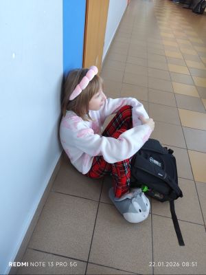 Wśr&oacute;d społeczności szkolnej dominował kolor r&oacute;żowy.