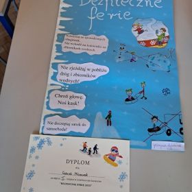 Konkurs świetlicowy „Bezpieczne ferie” rozstrzygnięty