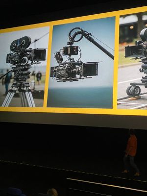 Uczniowie klas 1-3 podczas projektu edukacyjnego&nbsp;Lekcja w kinie