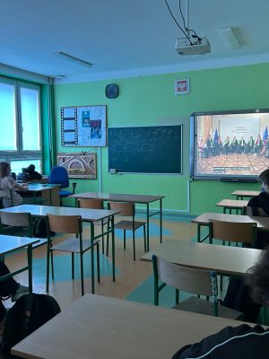 Lekcja on line z prawnikami.