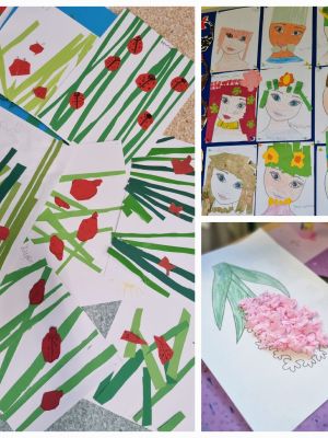 Wiosna oczami uczni&oacute;w klasy 1c