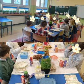 Świąteczna radość w klasach pierwszych – Wielkanocne śniadanie