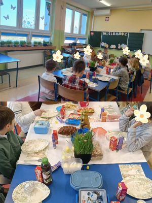 Śniadanie wielkanocne w kl. 1a