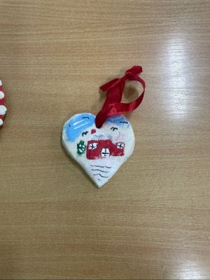 Świąteczne serduszko &ndash; zawieszka