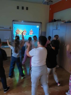 Świąteczna zabawa na świetlicy.