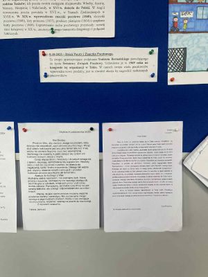 Dzień poczty - gazetka - listy otwarte.