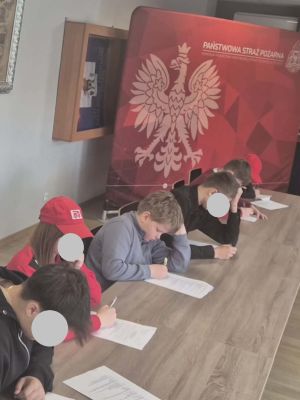 Tomasz podczas I etapu turnieju &ndash; testu pisemnego, kt&oacute;ry składał się z 40 pytań.