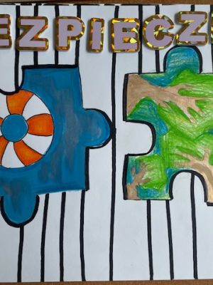 Poradnik edukacyjny o bezpieczeństwie wykonany przez uczniów na wojewódzki konkurs ,,Bezpieczne lato nad wodą i w lesie”.