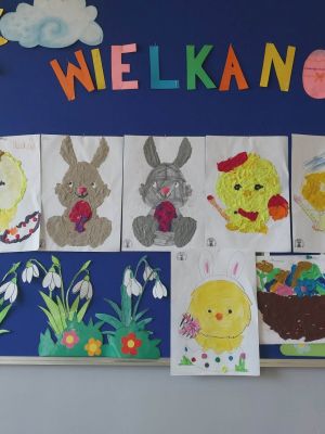 Efekty pracy dzieci.