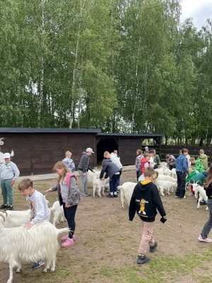 Uczniowie klas trzecich w gospodarstwie agroturystycznym Stajnia Rudej Wiedźmy. Uczniowie klas trzecich w gospodarstwie agroturystycznym Stajnia Rudej Wiedźmy.