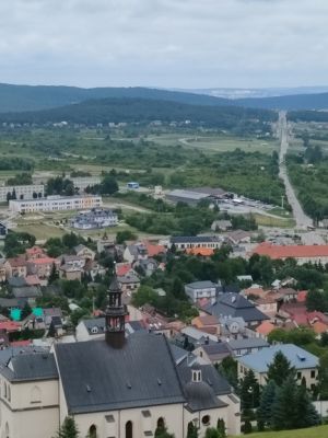 Widok na Chęciny z zamku