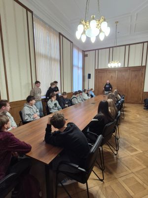 Zwiedzanie siedziby sejmiku, dawnej siedziby banku 