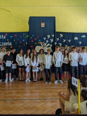 Uczniowie klasy 8a.